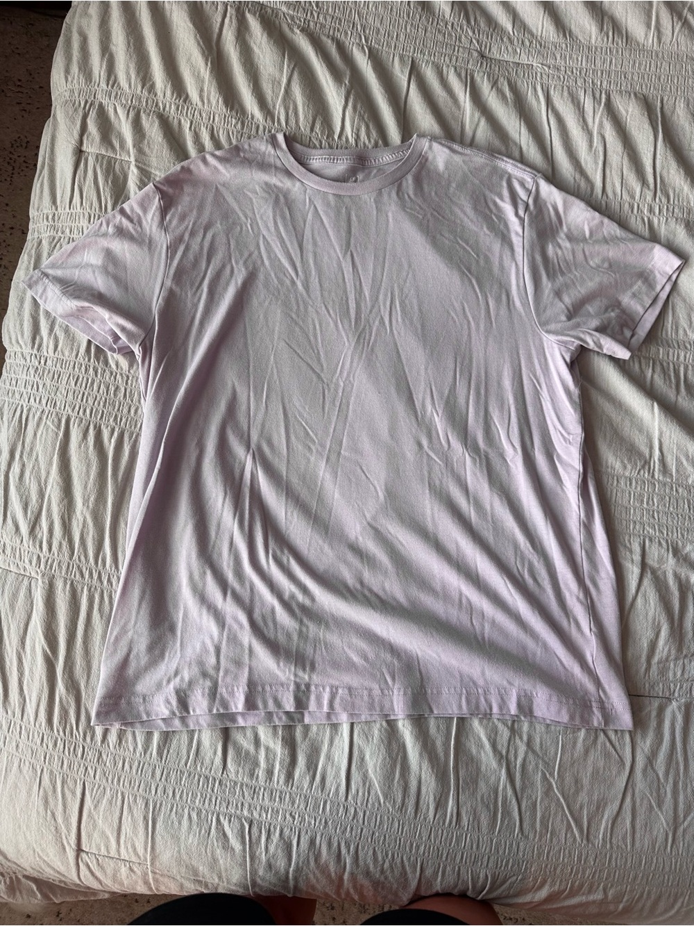 George Light Lavender Short Sleeve Crewneck Tee